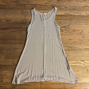 Olivia Rae Striped Sleeveless A-Line Dress - Size Medium